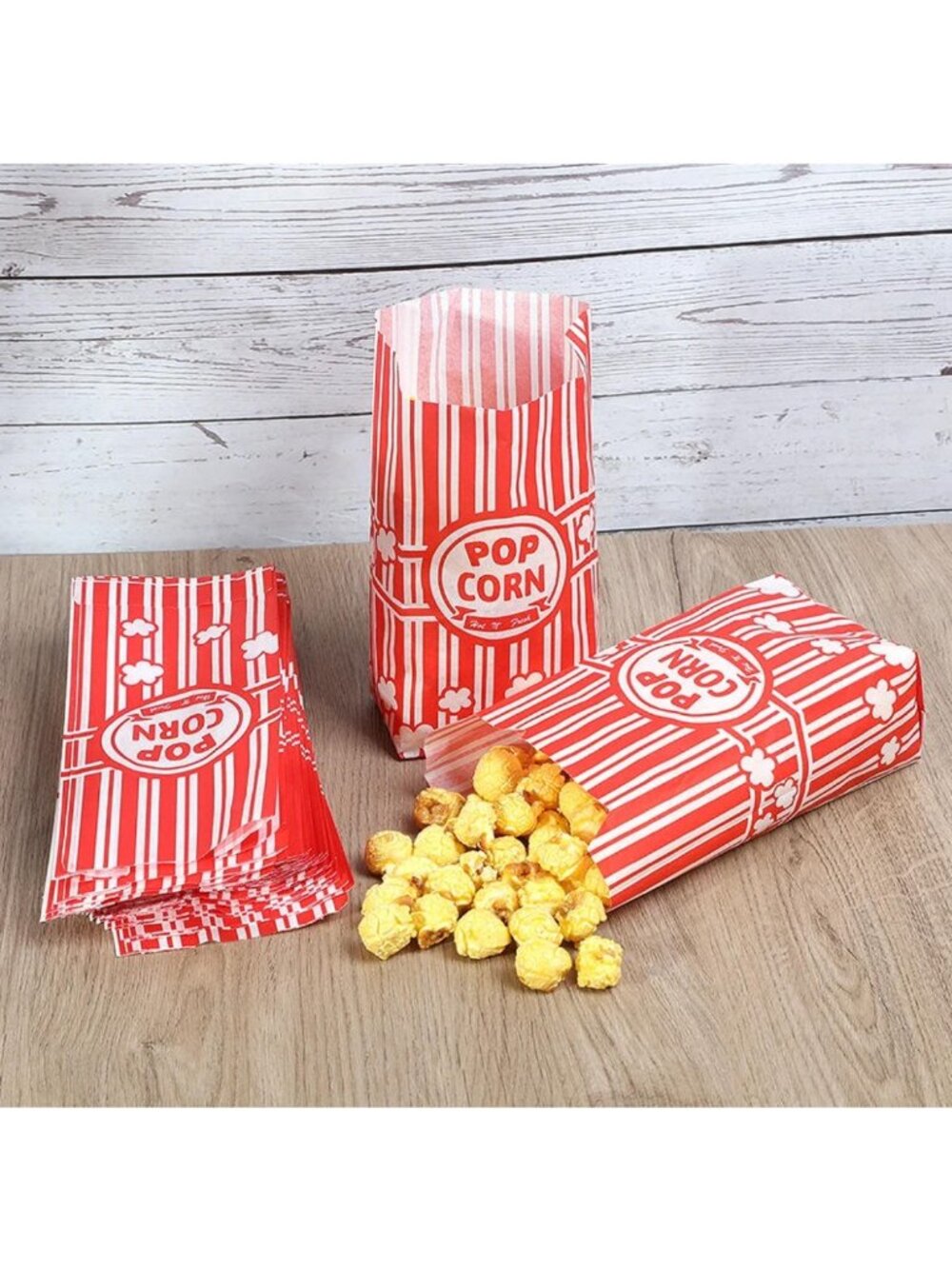 100Pcs Popcorn Treat Boxes for Party & Movie Night